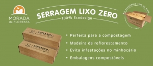 Serragem lixo zero da Morada da Floresta