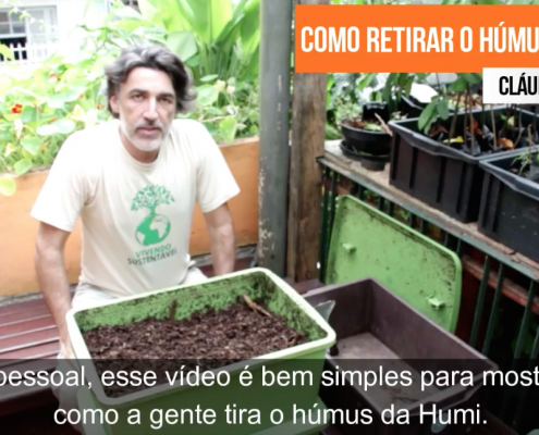 Como retirar o húmus da Composteira Humi